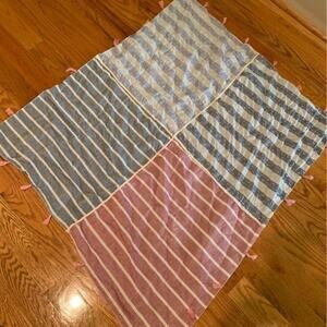 Red, white and blue scarf